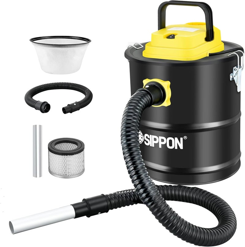 SIPPON Ash Vacuum Cleaner, Pellet Stove Vacuum Cleaner with Blower Function, 800W Powerful Suction 2.6 Gallon All-in-One Ash Vacuum for Fireplaces, Pellet Stoves - Image 1